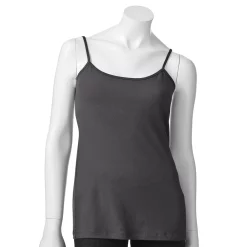 Women's Sonoma Goods For Life® Everyday Built-In Support Camisole -SONOMA Store 2433356 Asphalt