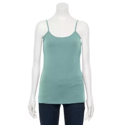 Women's Sonoma Goods For Life® Everyday Built-In Support Camisole -SONOMA Store 2433356 Falls Spray