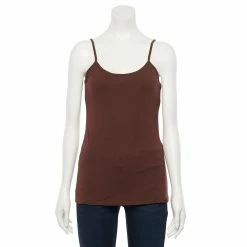 Women's Sonoma Goods For Life® Everyday Built-In Support Camisole -SONOMA Store 2433356 Percy Plum