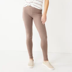 Women's Sonoma Goods For Life® Midrise Leggings -SONOMA Store 2946661 Basil Brown