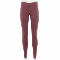 Women's Sonoma Goods For Life® Midrise Leggings -SONOMA Store 2946661 Deep Mauve