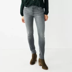 Women's Sonoma Goods For Life® Supersoft Stretch Midrise Skinny Jeans -SONOMA Store 2954787 Cellars