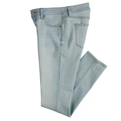 Women's Sonoma Goods For Life® Supersoft Stretch Midrise Skinny Jeans -SONOMA Store 2954787 Cool Blue Wash ALT13