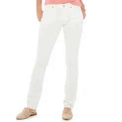 Women's Sonoma Goods For Life® Supersoft Midrise Straight-Leg Jeans 28 Women's Sonoma Goods For Life® Supersoft Midrise Straight-Leg Jeans -SONOMA Store 3022856 White