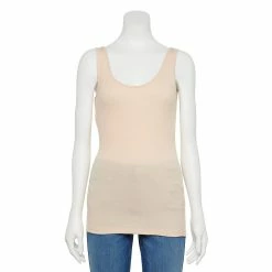 Women's Sonoma Goods For Life® Layering Tank -SONOMA Store 3381138 Fresh Scallop