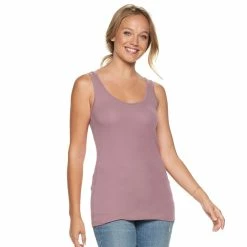 Women's Sonoma Goods For Life® Layering Tank -SONOMA Store 3381138 Lavender