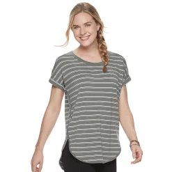 Women's Sonoma Goods For Life® Supersoft Dolman Tunic 26 Women's Sonoma Goods For Life® Supersoft Dolman Tunic -SONOMA Store 3509904 Olive Stripe