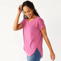 Women's Sonoma Goods For Life® Supersoft Dolman Tunic 31 Women's Sonoma Goods For Life® Supersoft Dolman Tunic -SONOMA Store 3509904 Raspberry