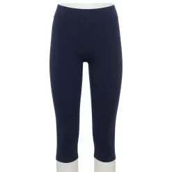 Women's Sonoma Goods For Life® Wide-Waist Capri Leggings 43 Women's Sonoma Goods For Life® Wide-Waist Capri Leggings -SONOMA Store 3584124 Navy