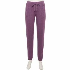 Women's Sonoma Goods For Life® Essential Banded-Bottom Pajama Pants -SONOMA Store 3671898 Plum
