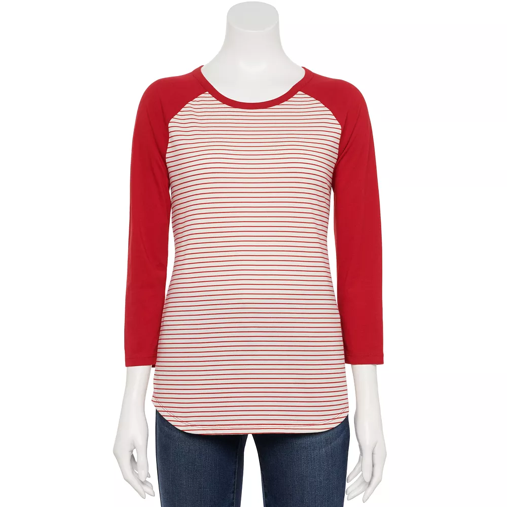 Women's Sonoma Goods For Life® Baseball Tee 3 Women's Sonoma Goods For Life® Baseball Tee