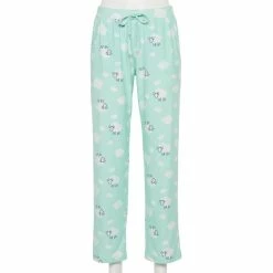 Women's Sonoma Goods For Life® Cozy Pajama Pants -SONOMA Store 4211999 Aqua Sheep