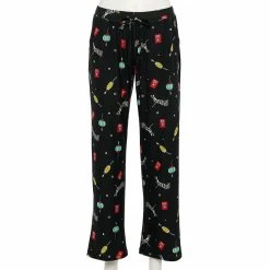 Women's Sonoma Goods For Life® Cozy Pajama Pants -SONOMA Store 4211999 Black New Year