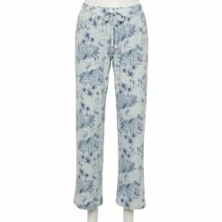 Women's Sonoma Goods For Life® Cozy Pajama Pants -SONOMA Store 4211999 Blue Scenic