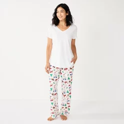 Women's Sonoma Goods For Life® Cozy Pajama Pants -SONOMA Store 4211999 Forest Friends