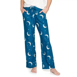 Women's Sonoma Goods For Life® Cozy Pajama Pants -SONOMA Store 4211999 Teal Celestial