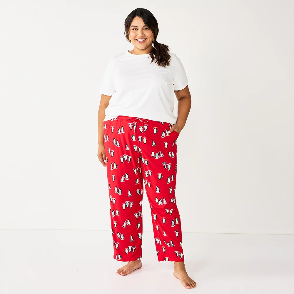 Plus Size Sonoma Goods For Life® Knit Pajama Pants 7 Plus Size Sonoma Goods For Life® Knit Pajama Pants - Image 5