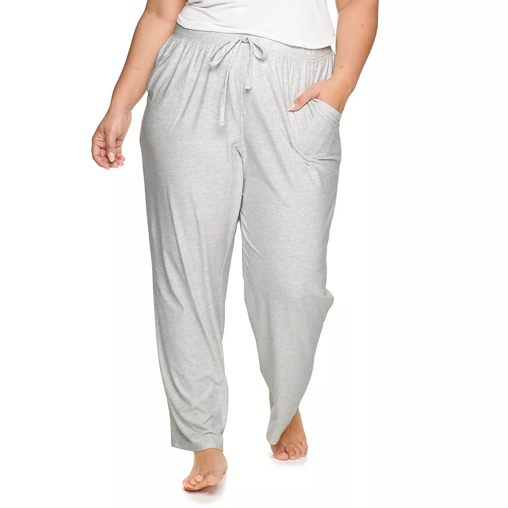 Plus Size Sonoma Goods For Life® Knit Pajama Pants 4 Plus Size Sonoma Goods For Life® Knit Pajama Pants - Image 2