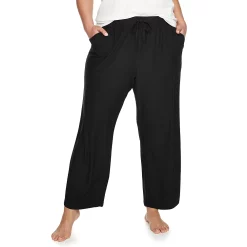 Plus Size Sonoma Goods For Life® Knit Pajama Pants 29 Plus Size Sonoma Goods For Life® Knit Pajama Pants -SONOMA Store 4212360 Black