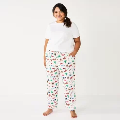 Plus Size Sonoma Goods For Life® Knit Pajama Pants 26 Plus Size Sonoma Goods For Life® Knit Pajama Pants -SONOMA Store 4212360 Forest Friends