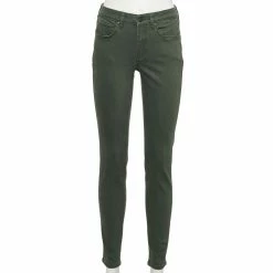 Women's Sonoma Goods For Life® Curvy High-Waisted Skinny Jeans -SONOMA Store 4342530 Dark Gray