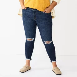 Plus Size Sonoma Goods For Life® Premium Mid-Rise Skinny Jeans -SONOMA Store 4916151 Cotati