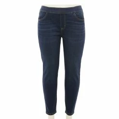 Plus Size Sonoma Goods For Life® Comfortable Favorite Mid-Rise Jeggings -SONOMA Store 4916239 Eastin