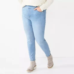 Plus Size Sonoma Goods For Life® Comfortable Favorite Mid-Rise Jeggings -SONOMA Store 4916239 Francisco