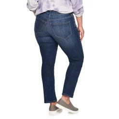 Plus Size Sonoma Goods For Life® Premium Elastic-Waist Midrise Straight-Leg Jeans 19 Plus Size Sonoma Goods For Life® Premium Elastic-Waist Midrise Straight-Leg Jeans -SONOMA Store 4988856 ALT