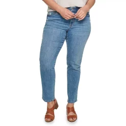 Plus Size Sonoma Goods For Life® Premium Elastic-Waist Midrise Straight-Leg Jeans 13 Plus Size Sonoma Goods For Life® Premium Elastic-Waist Midrise Straight-Leg Jeans -SONOMA Store 4988856 Manor
