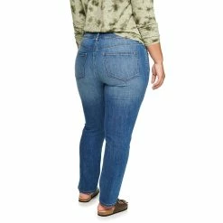 Plus Size Sonoma Goods For Life® Premium Mid-Rise Curvy Straight-Leg Jeans -SONOMA Store 4989903 ALT