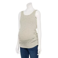 Maternity Sonoma Goods For Life® Essential Tank 22 Maternity Sonoma Goods For Life® Essential Tank -SONOMA Store 5010254 Black And White Stripe