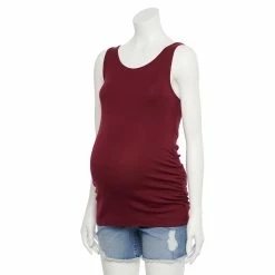 Maternity Sonoma Goods For Life® Essential Tank 23 Maternity Sonoma Goods For Life® Essential Tank -SONOMA Store 5010254 Burgundy
