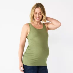 Maternity Sonoma Goods For Life® Essential Tank 17 Maternity Sonoma Goods For Life® Essential Tank -SONOMA Store 5010254 Olive