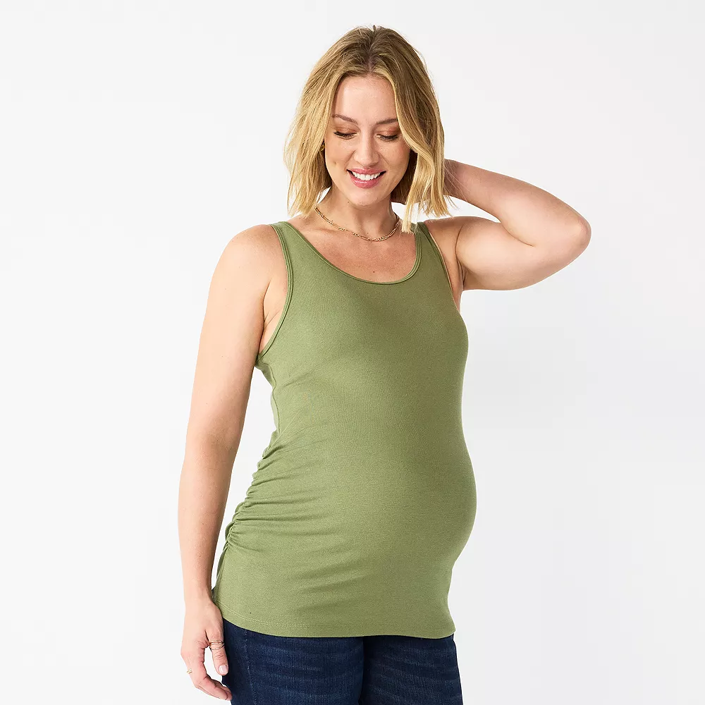 Maternity Sonoma Goods For Life® Essential Tank 5 Maternity Sonoma Goods For Life® Essential Tank - Image 3