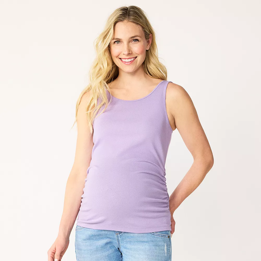 Maternity Sonoma Goods For Life® Essential Tank 7 Maternity Sonoma Goods For Life® Essential Tank - Image 5