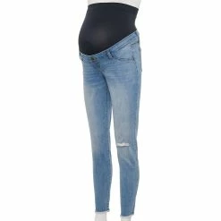 Maternity Sonoma Goods For Life® Inset Belly Jeggings -SONOMA Store 5032473 Light Wash