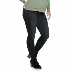 Maternity Sonoma Goods For Life® Over-The-Belly Jeggings -SONOMA Store 5035416 Black
