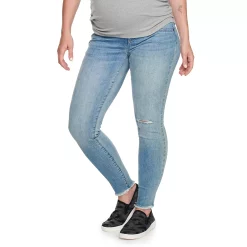 Maternity Sonoma Goods For Life® Over-The-Belly Jeggings -SONOMA Store 5035416 Light Wash