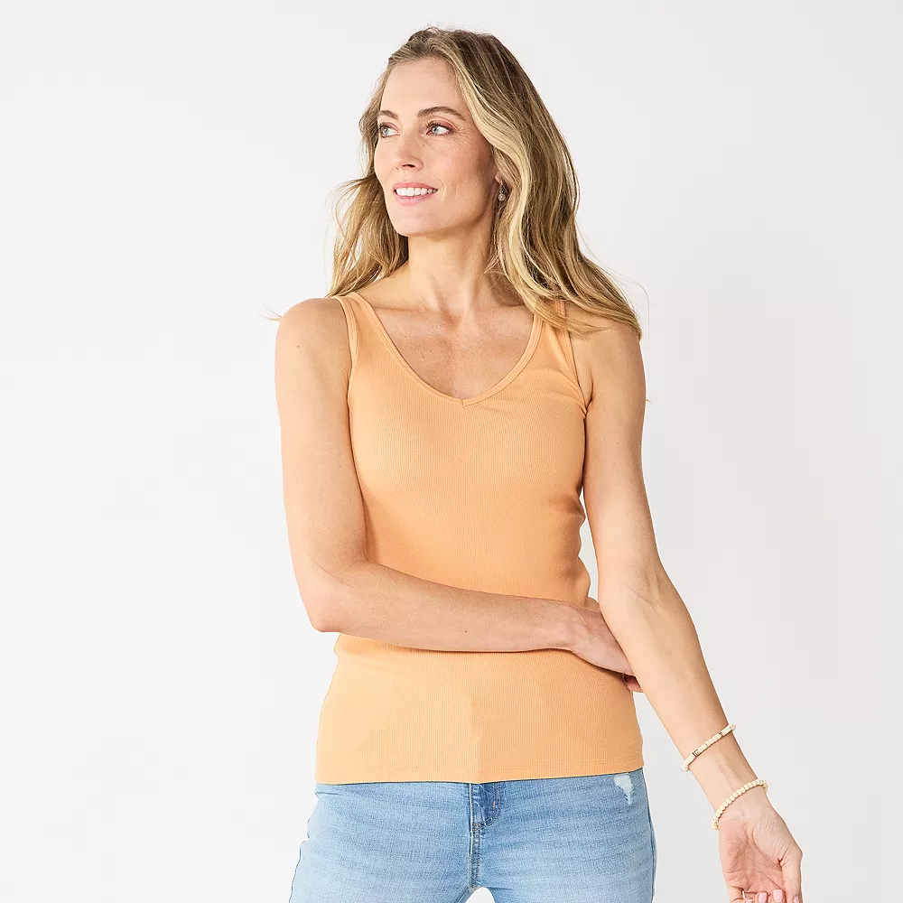 Women's Sonoma Goods For Life® Everyday Ribbed Tank 21 Women's Sonoma Goods For Life® Everyday Ribbed Tank - Image 19