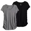 Maternity Sonoma Goods For Life® 2-pack Essential Short Sleeve Tee -SONOMA Store 5145387 Grey Black
