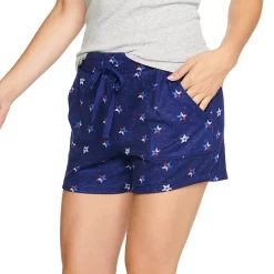 Women's Sonoma Goods For Life® Snit Pajama Shorts 11 Women's Sonoma Goods For Life® Snit Pajama Shorts -SONOMA Store 5161202 Navy Texas Stars