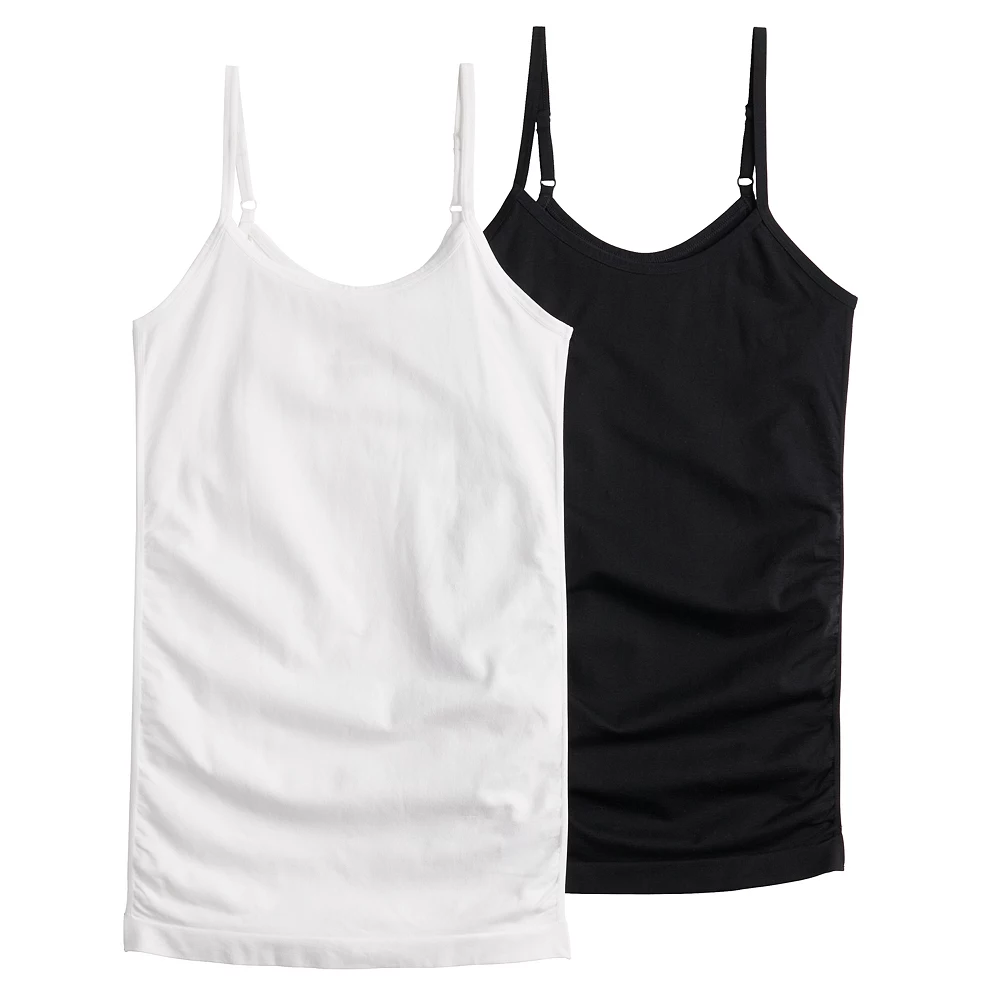 Maternity Sonoma Goods For Life® 2-Pack Seamless Camisole Set 5 Maternity Sonoma Goods For Life® 2-Pack Seamless Camisole Set - Image 3