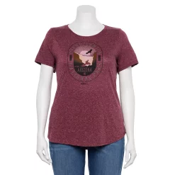 Plus Size Sonoma Goods For Life® National Parks Graphic Tee -SONOMA Store 5212613 Grand Canyon Dark Pink