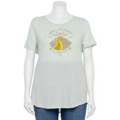Plus Size Sonoma Goods For Life® National Parks Graphic Tee -SONOMA Store 5212613 Hawaii Yellow