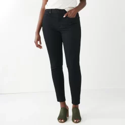 Petite Sonoma Goods For Life® High-Waisted Curvy Skinny Jeans -SONOMA Store 5214841 Park