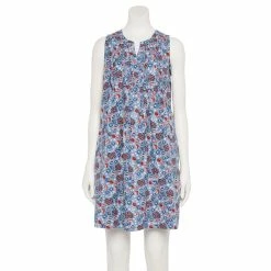 Women's Sonoma Goods For Life® Pintuck Linen-Blend Dress 27 Women's Sonoma Goods For Life® Pintuck Linen-Blend Dress -SONOMA Store 5215954 Americana Floral