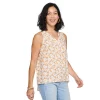 Petite Sonoma Goods For Life® Sleeveless V-Neck Top 1 Petite Sonoma Goods For Life® Sleeveless V-Neck Top -SONOMA Store 5222594 Cream Floral