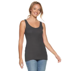 Women's Sonoma Goods For Life® Layering Tank -SONOMA Store 5226500 Asphalt