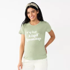 Maternity Sonoma Goods For Life® Fitted Crewneck Graphic Tee -SONOMA Store 5237042 Kind Humans